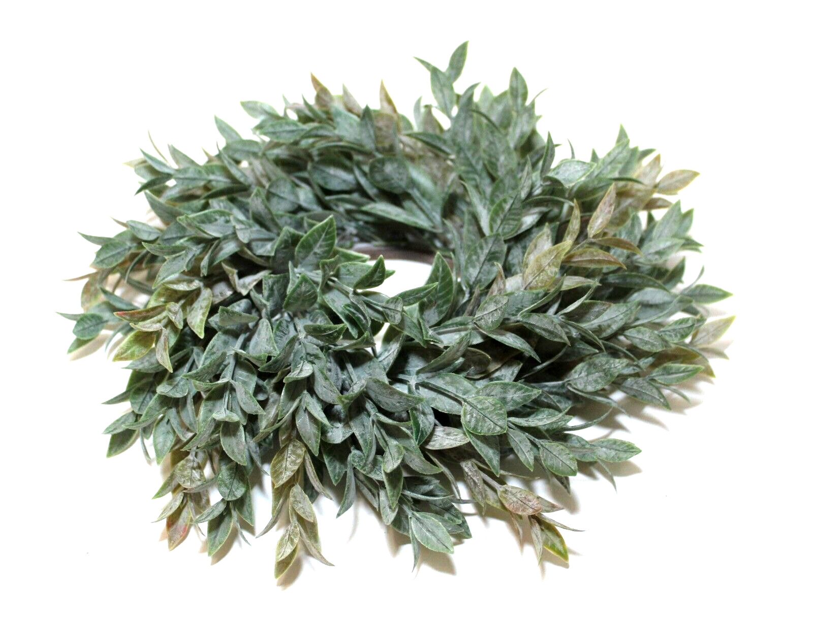 Wreath Artificial Greenery Leaf 10″ Candle Ring