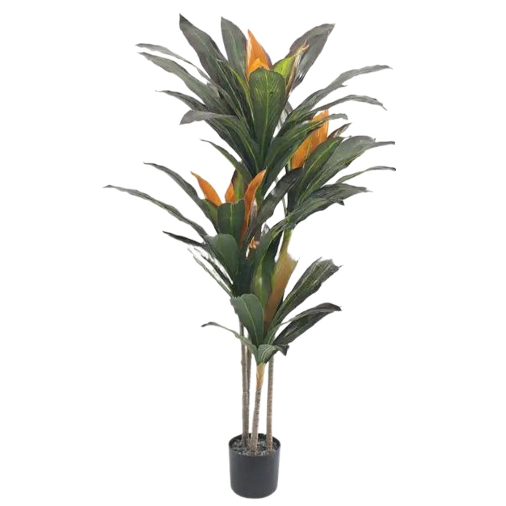 Dracaena Artificial 3.4FT/4.8FT Tree Faux Plants Indoor Tall Fake With Planter