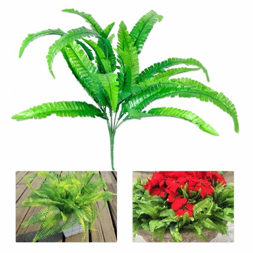 Hot Sale Green Plant Silk Leaf Foam Fake Artificial Foliage Flowers Home Decor