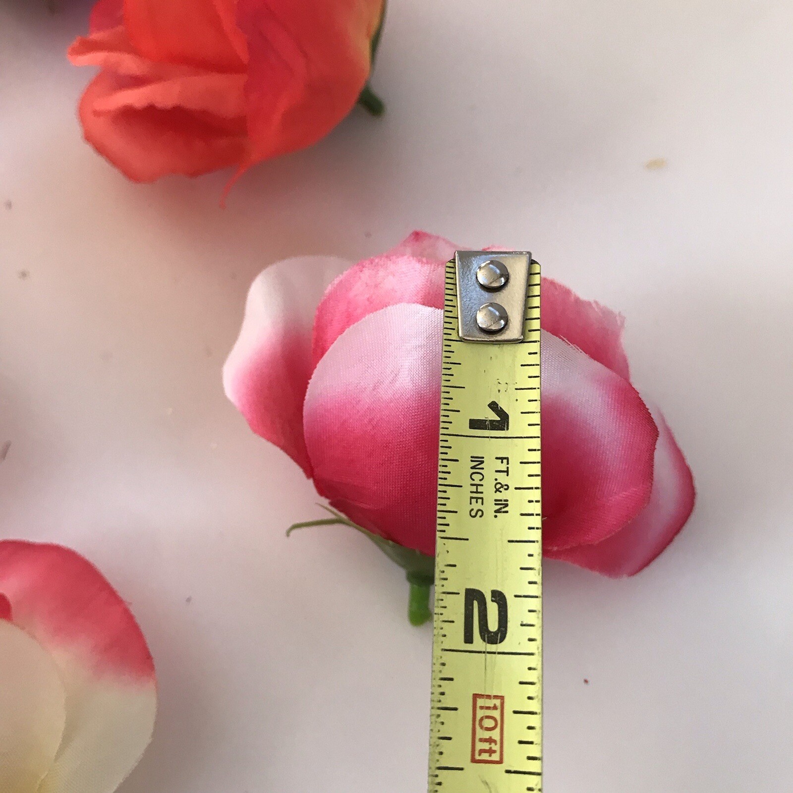 LOT 40 Faux Flowers CRAFT Deconstructed Flowers Fake Rose Foam Fabric Wreath