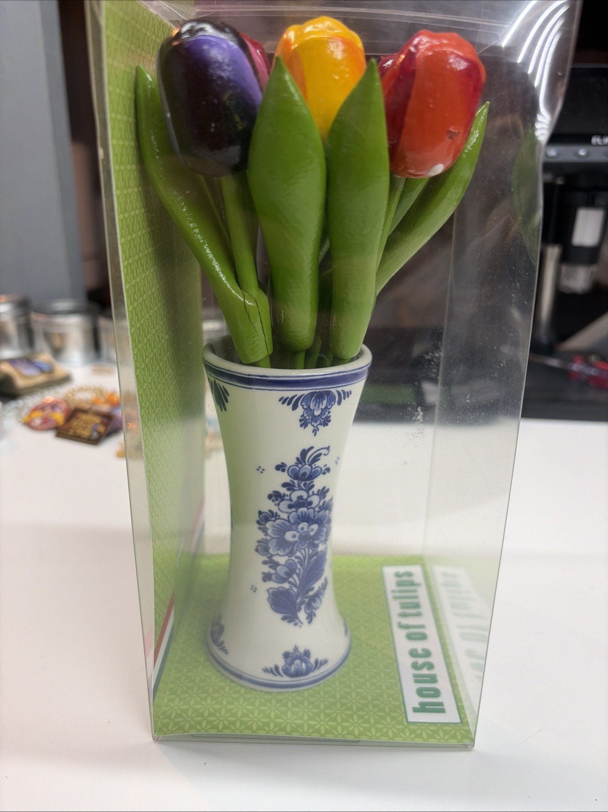 9 Wooden tulips Dutch flower Wood tulip Gift Mother Mom Wife Wedding Birthday