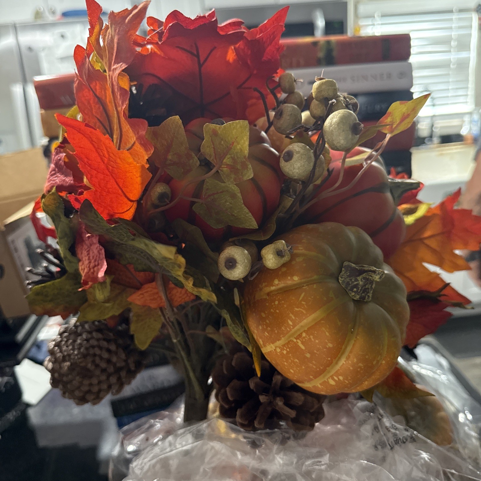 Two Fall Bouquets , New In Bag, Large