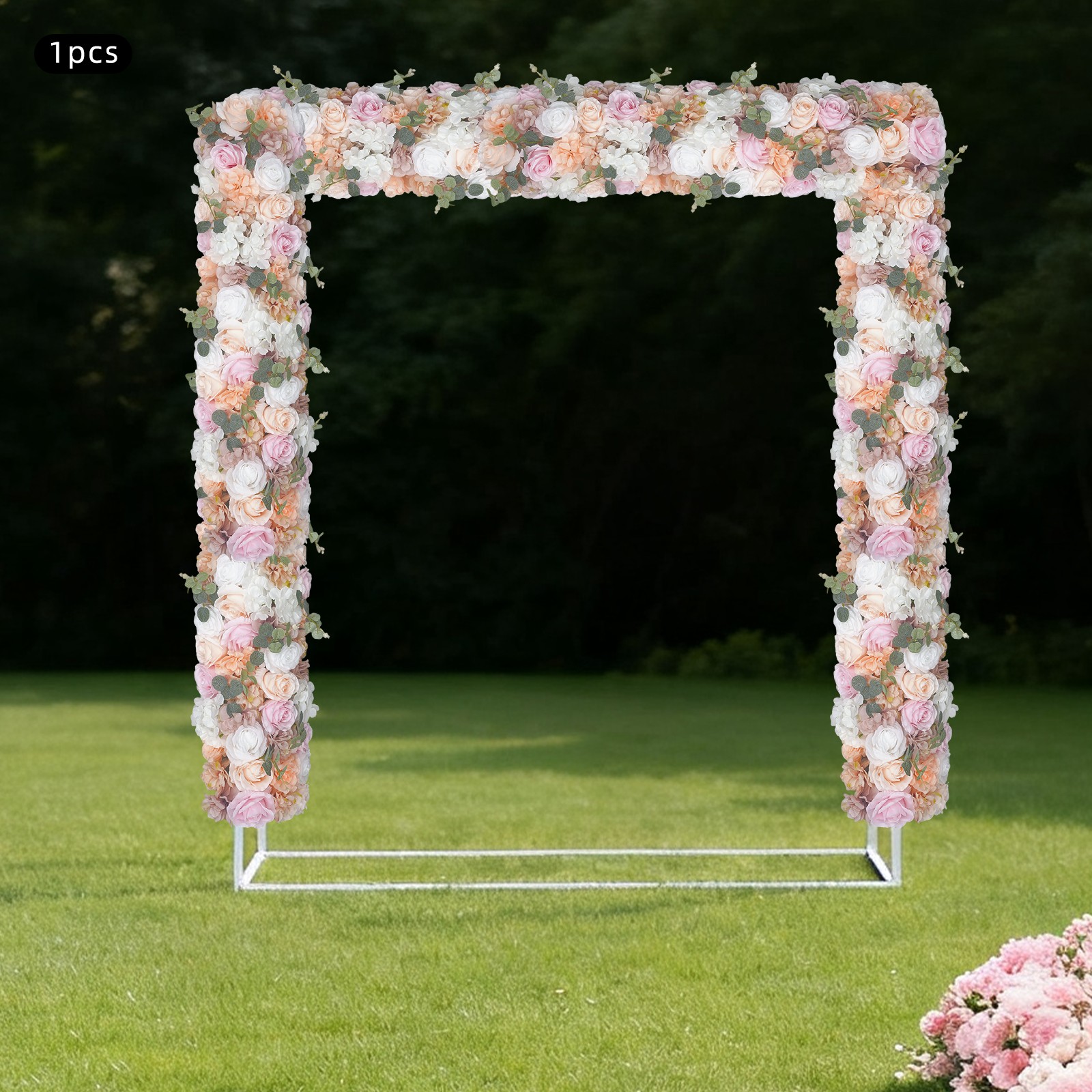 Artificial Flower Row Wedding Arch Flowers Draping Floral Garland Silk Vines New