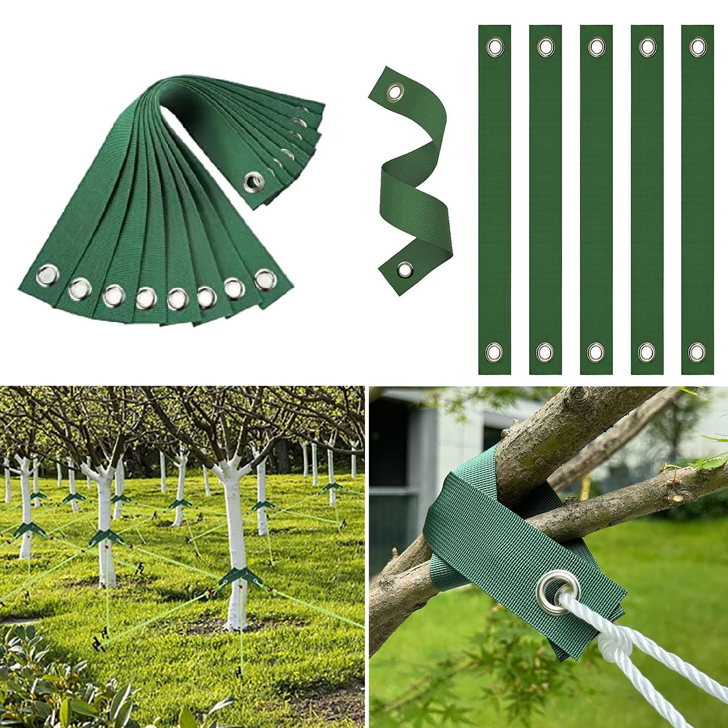 5/10pcs Windproof Nylon Tree Belt, Anti-hurricane Branch Support Strap