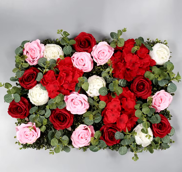4-PACK Wedding Venue Decorations Artificial Flower Wall Stage Background Decor