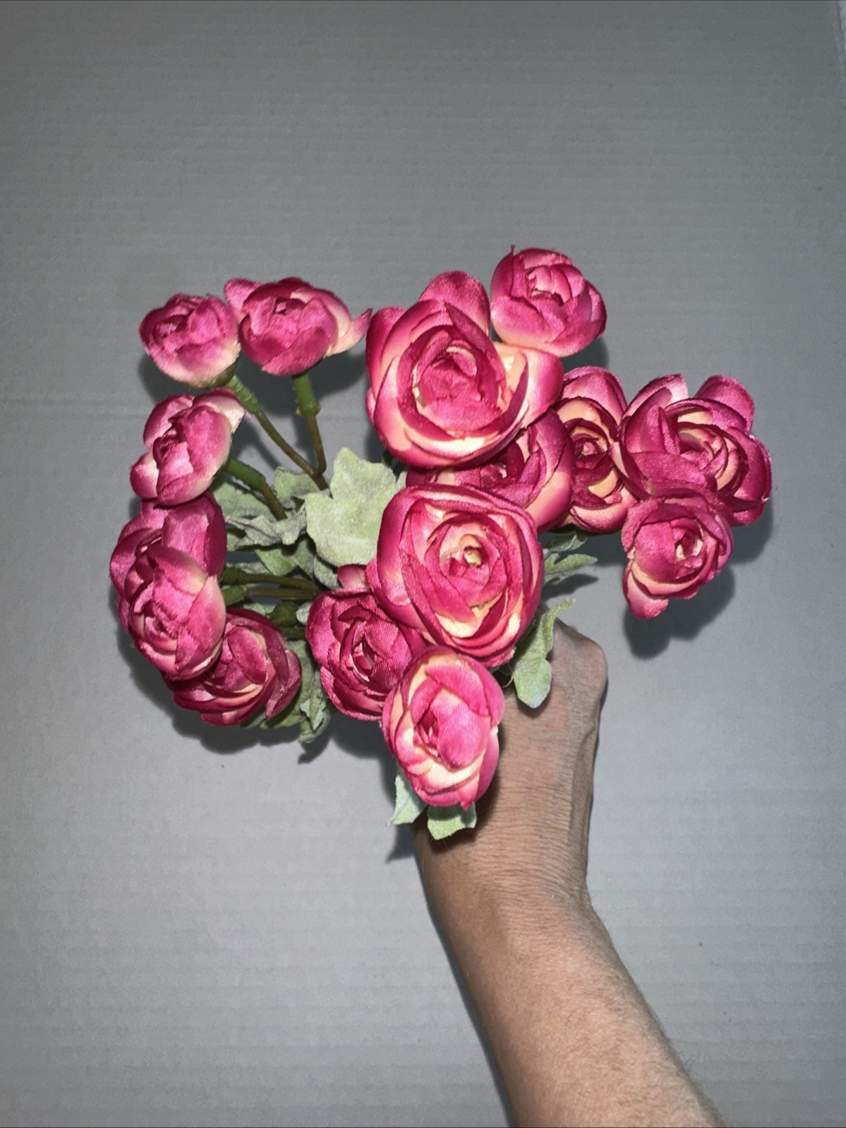 Winward Mini Ranunculus Bush 10.63” Faux Florals NEW