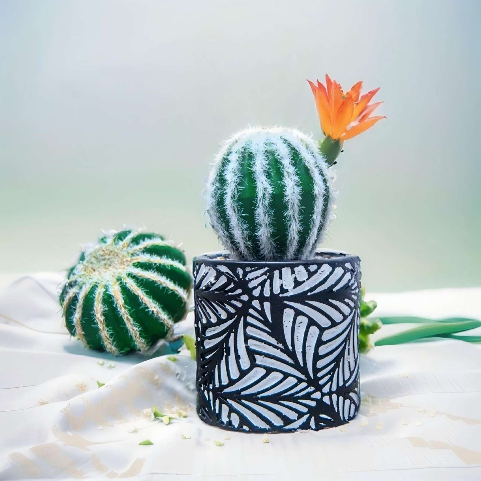 Decorative Cactus Planter, Artificial Table Decor Cactus Flower, Cute Lovely …