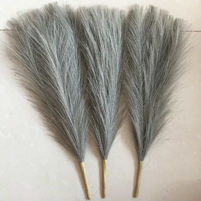 Home Bedroom Decoration Pampas Reed Grass Simulation Photo Drop Background 45cm