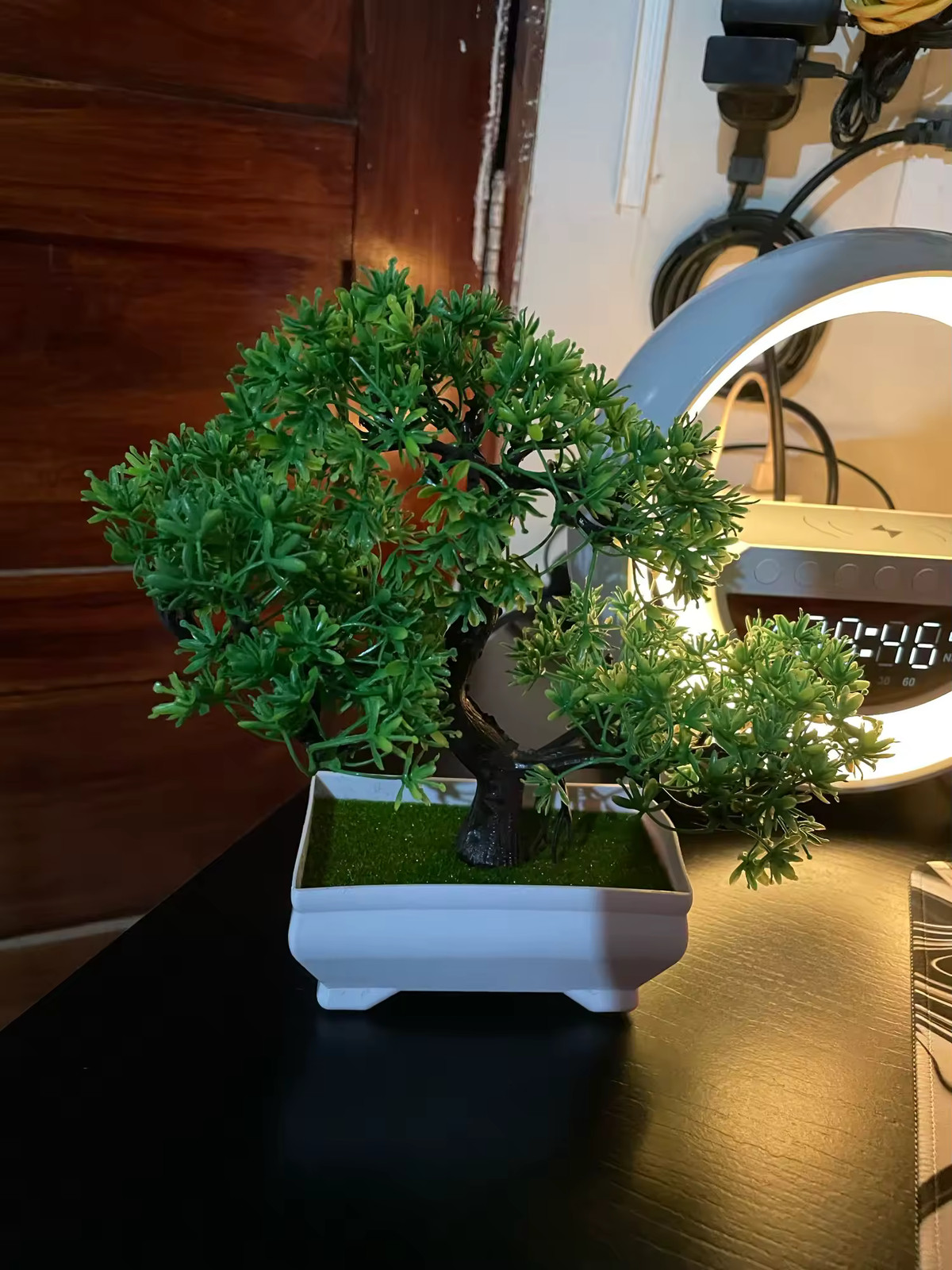 Artificial Bonsai Tree – Fake Potted Plant for Home, Office & Garden Decor