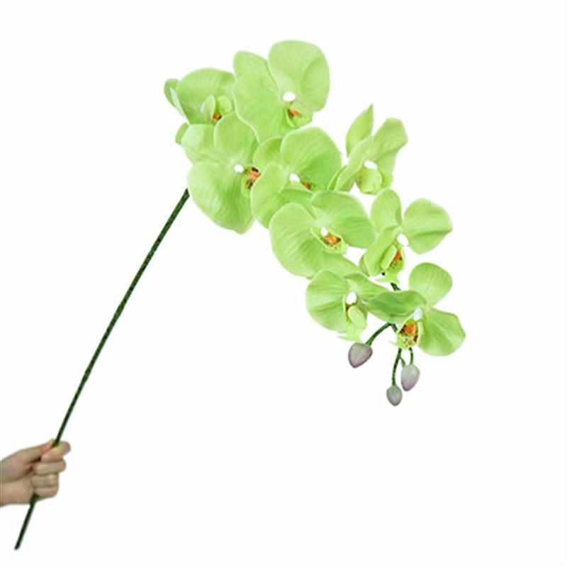 9 Heads 98cm Artificial Butterfly Orchid Flowers Fake Moth Orchids Flowers