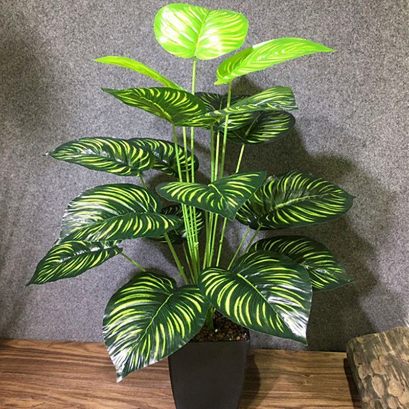 75cm 18 Leaves Artificial Tropical Plant Shrub Interior Hotel Home Garden Decor