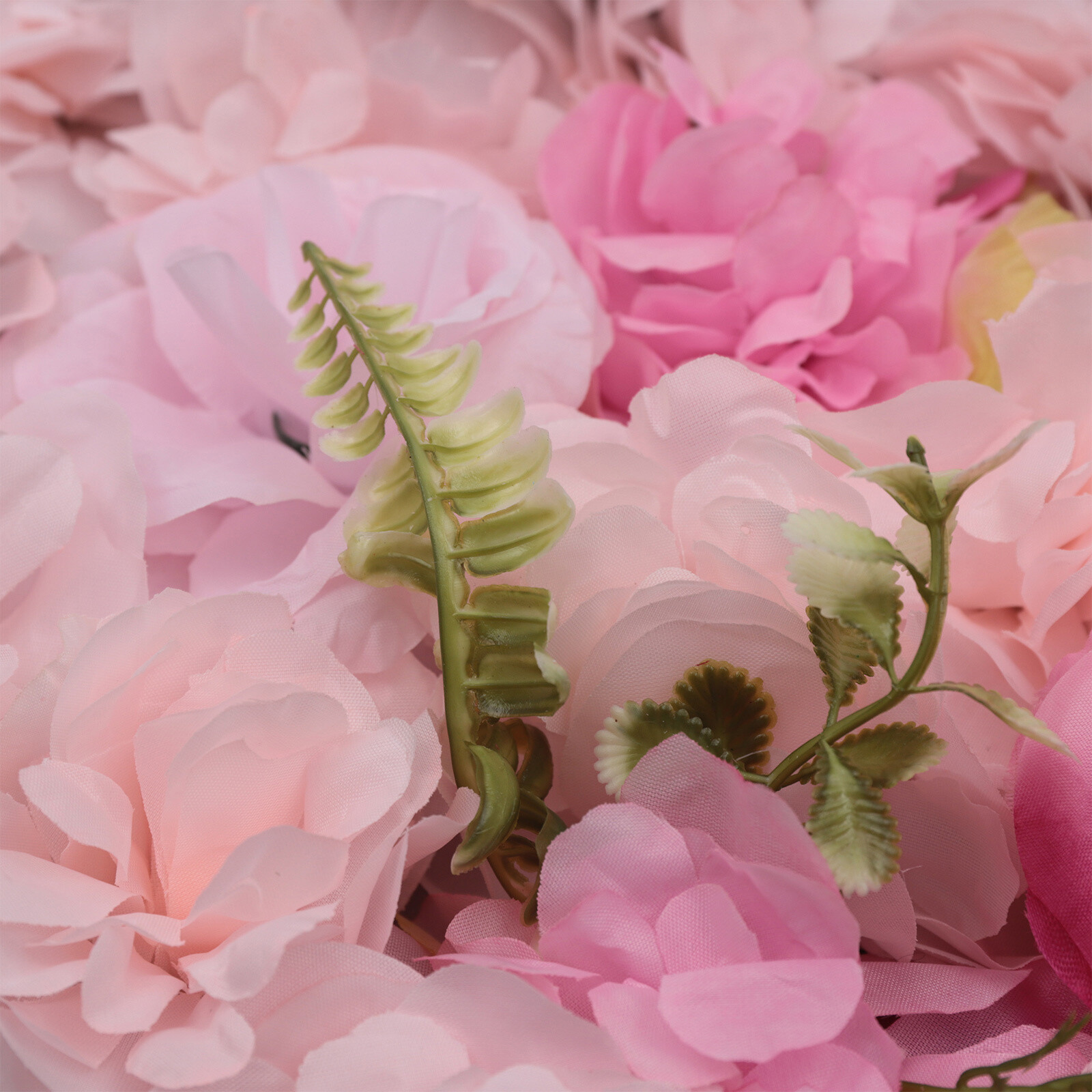 Artificial Flower Wall Panel Floral Backdrop Wedding Party Home Decor Pink 12x