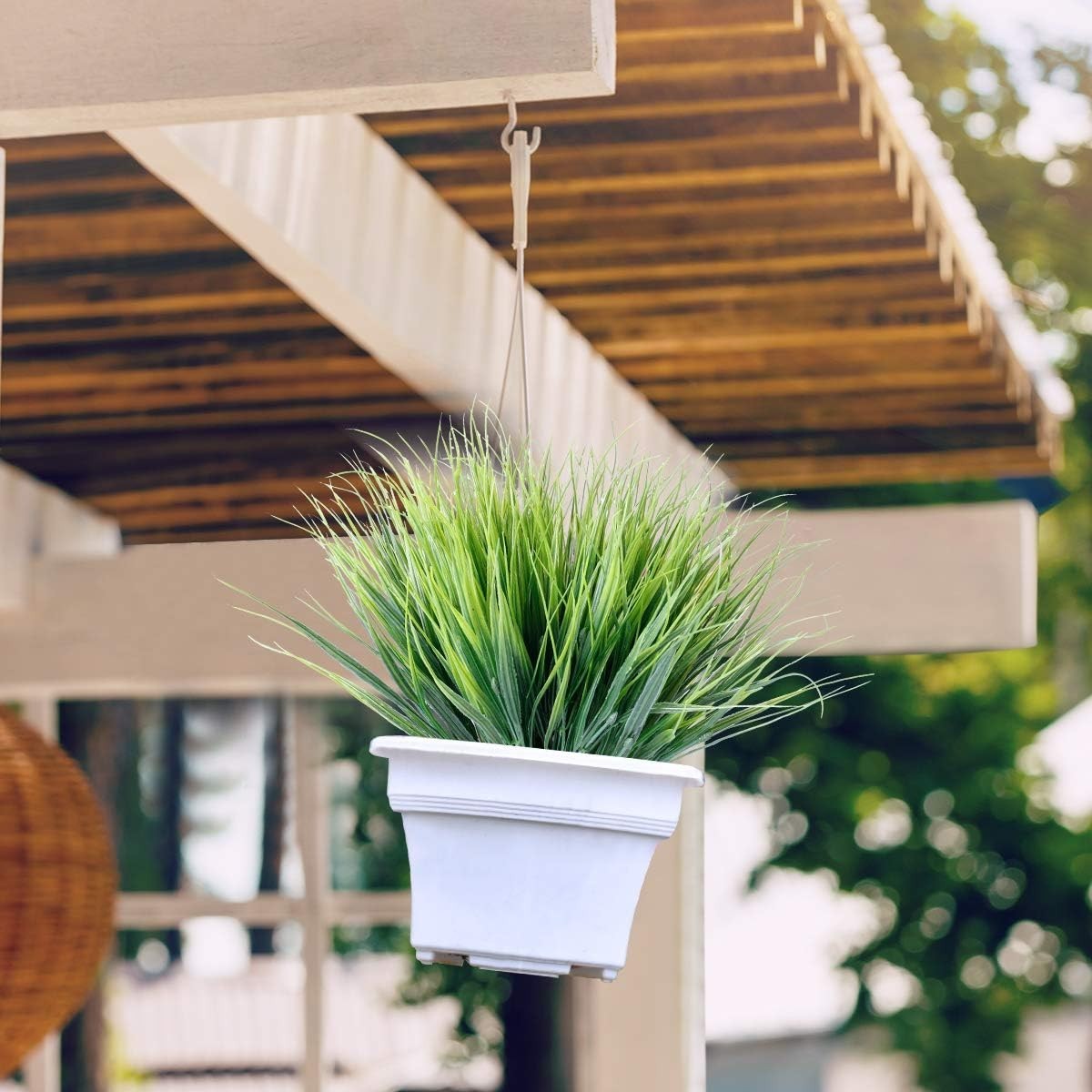 Artificial Grasses Set for Garden Window Box – 12 Pcs