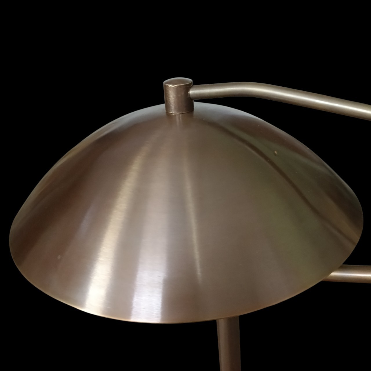 Vintage Brass Desk Lamp | Antique Finish Table Light | Retro Banker Style Lamp |