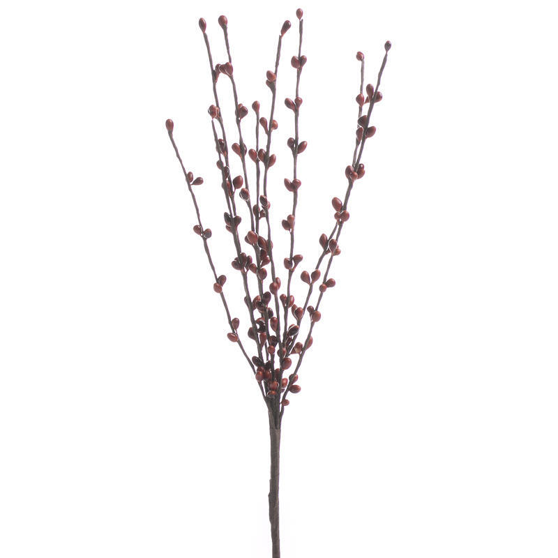 Factory Direct Craft Group 12 Hand Wrapped Petite Burnt Orange Pip Berry Sp