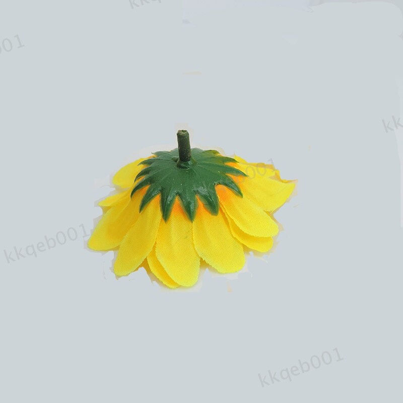 7cm Mini Silk Sunflower Artificial Fake Flowers Head For diy Wedding Party