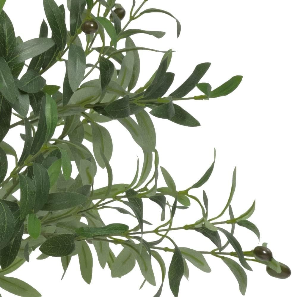 GARVEE Artificial Olive Tree 5/6/7FT Faux Plant with Pot,Lifelike Leaves & Fruit