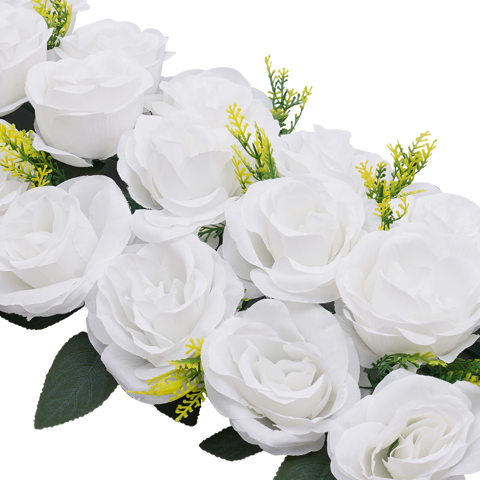Wedding Dining Table Flower Centerpiece Floral Arrangement 10 Pieces White Roses