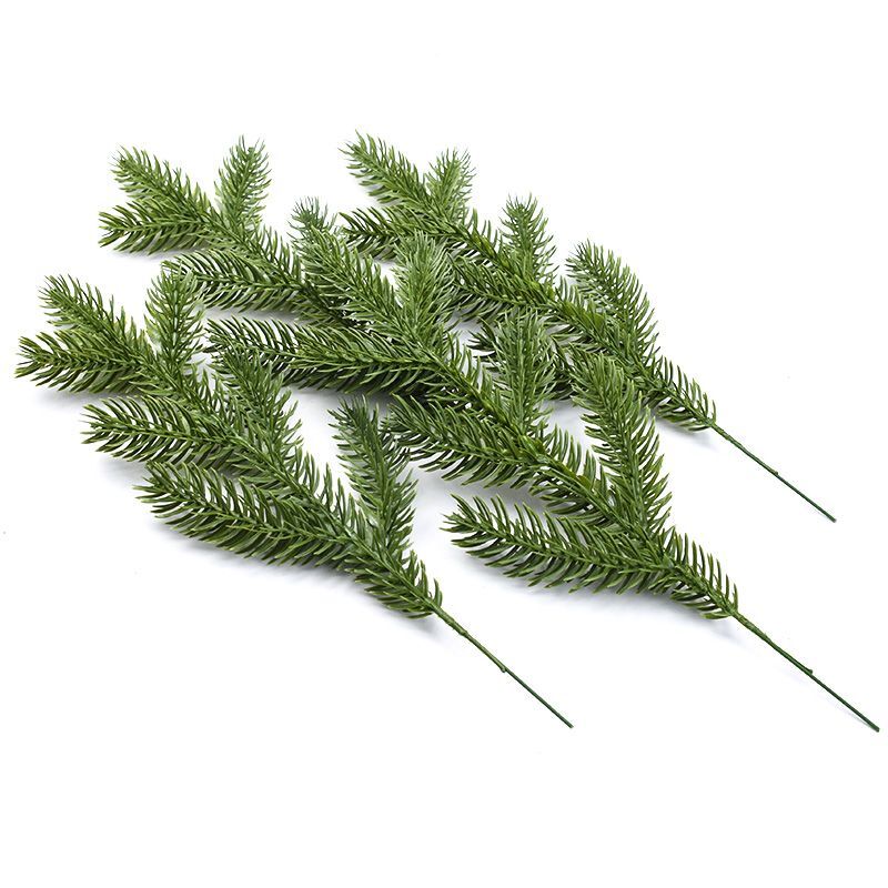 5pc Artificial Pine Plastic Branch Garden Home Room Wedding Party DIY Decoration