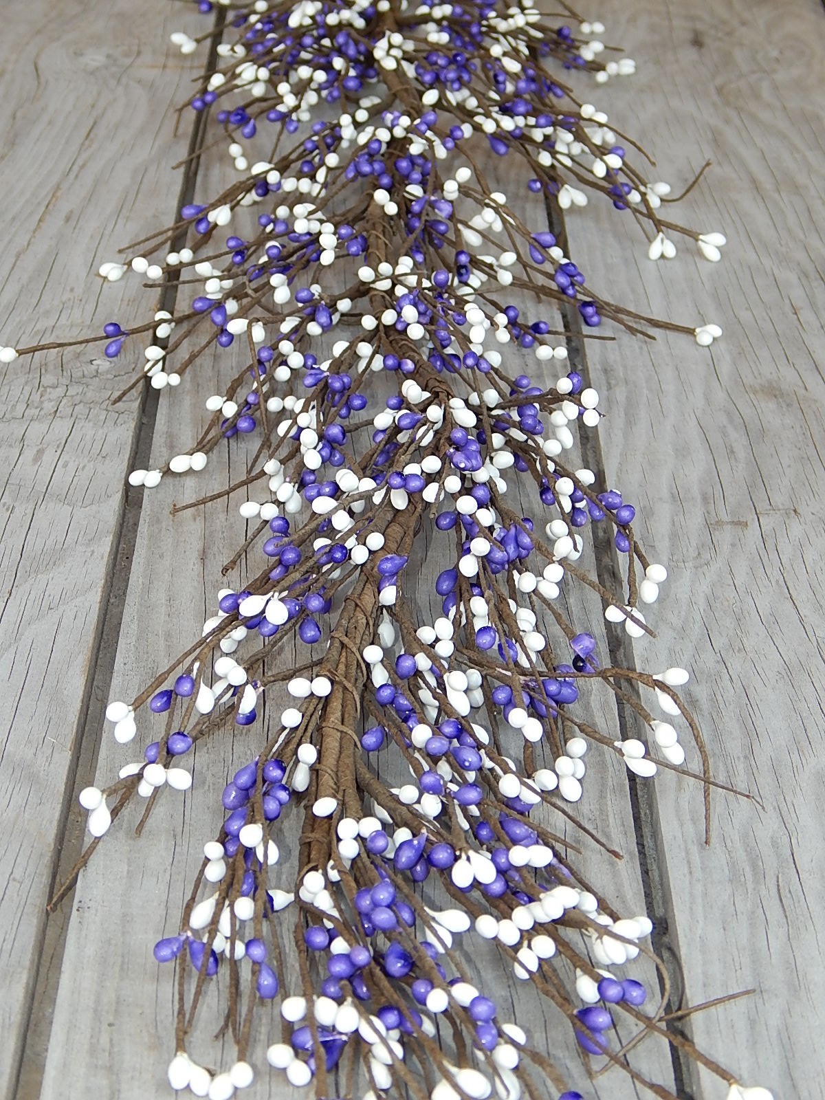 Pip Berry Garland PURPLE WHITE 58″ – Wedding Garland – NEW