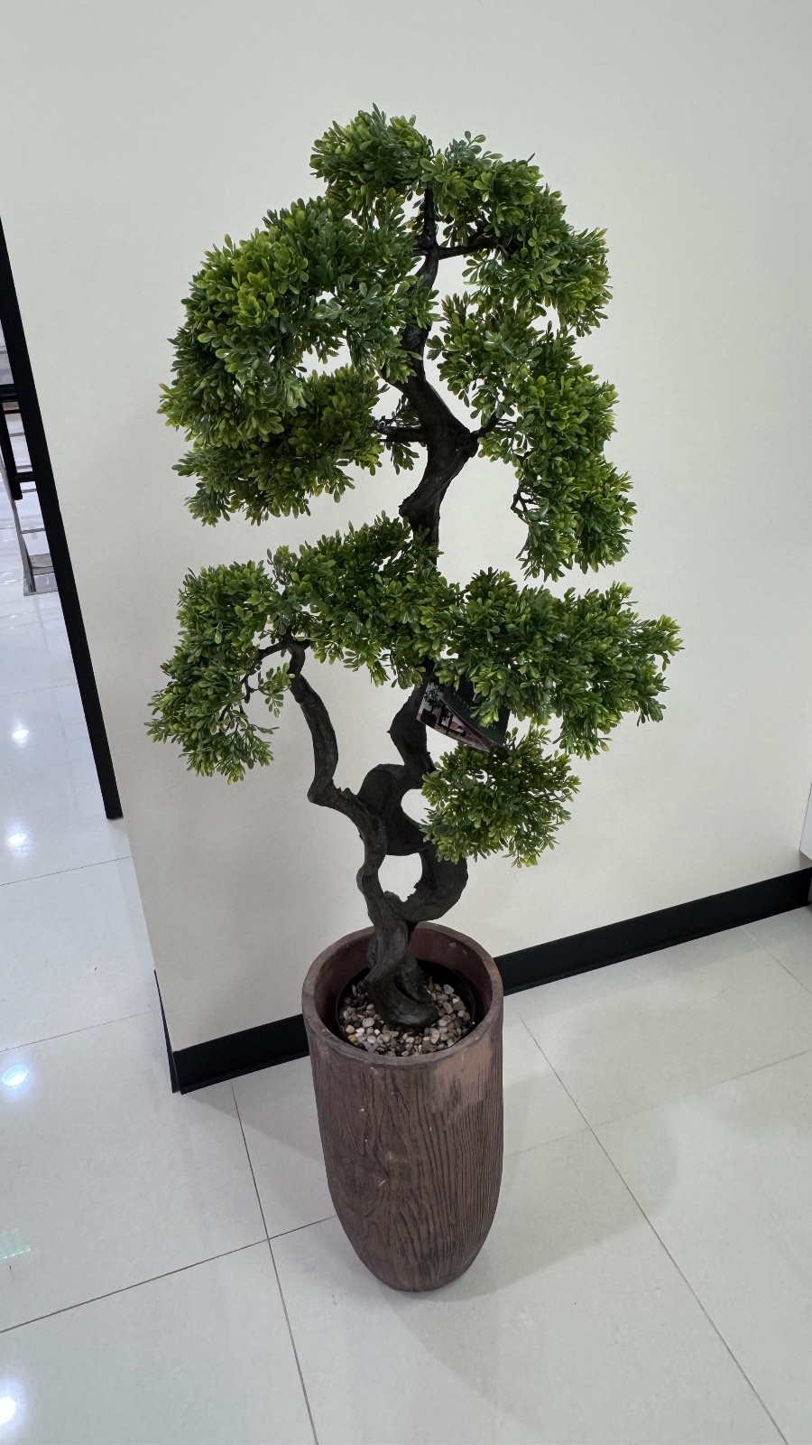 Artificial Faux Bonsai Tree 49″ High Fake Plant Real Touch for Indoor/Outdoor…