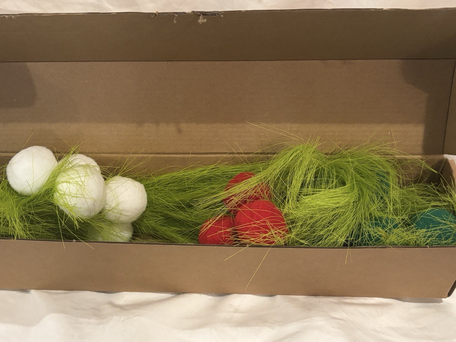 15Pcs-Decorative floral Green,White,Red; Plant stems, #30