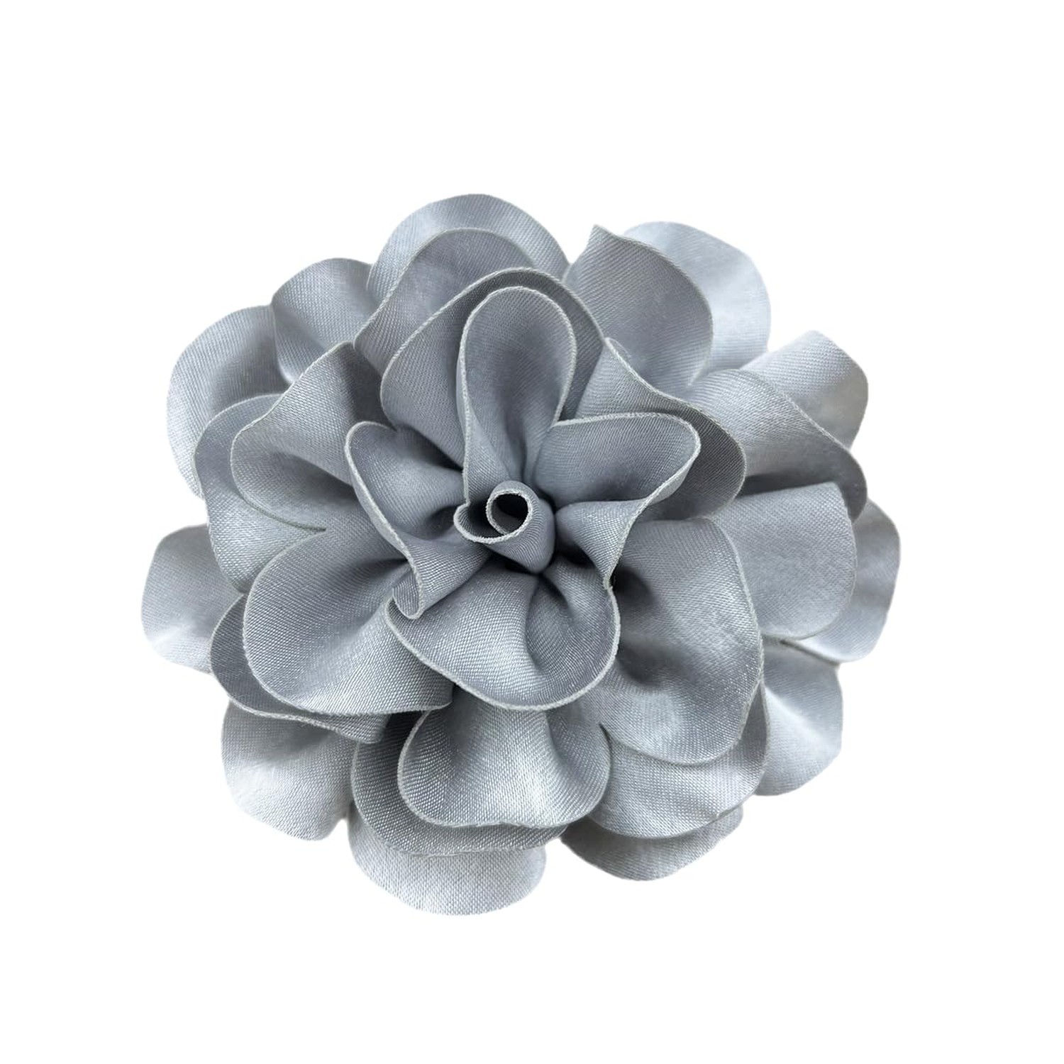 Elegant Dainty Satin Fabric Rose Flower Extra Large Big Brooches Pins Silk Ca…