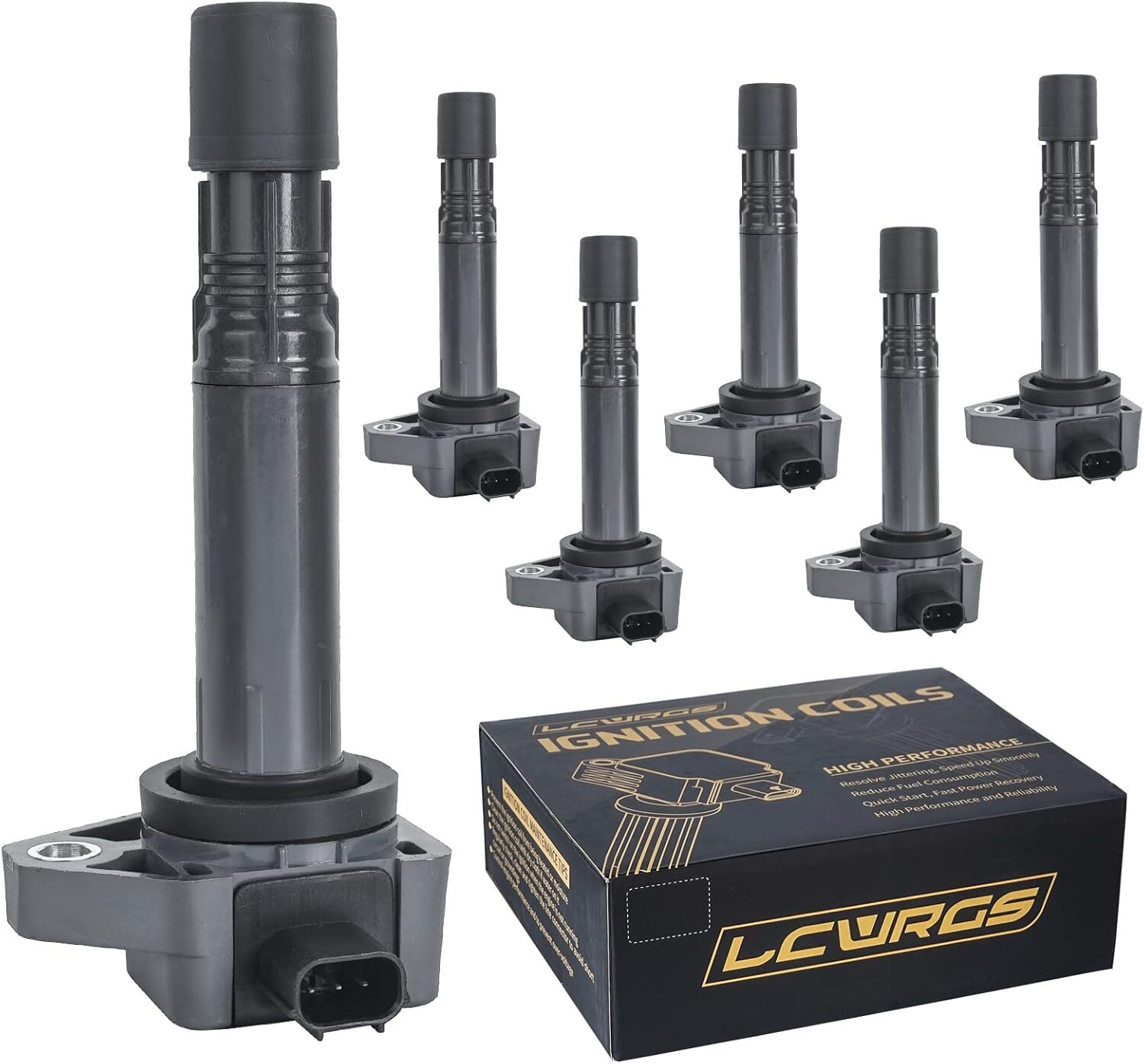 Set of 6 Ignition Coil Packs for 3.5L 2008 2009 2010 2012 2013 2014 2015 2016.