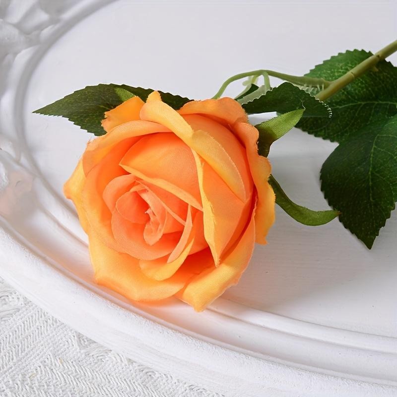12pcs Realistic Artificial Rose Bouquet for Weddings, Birthdays, and More for Fl