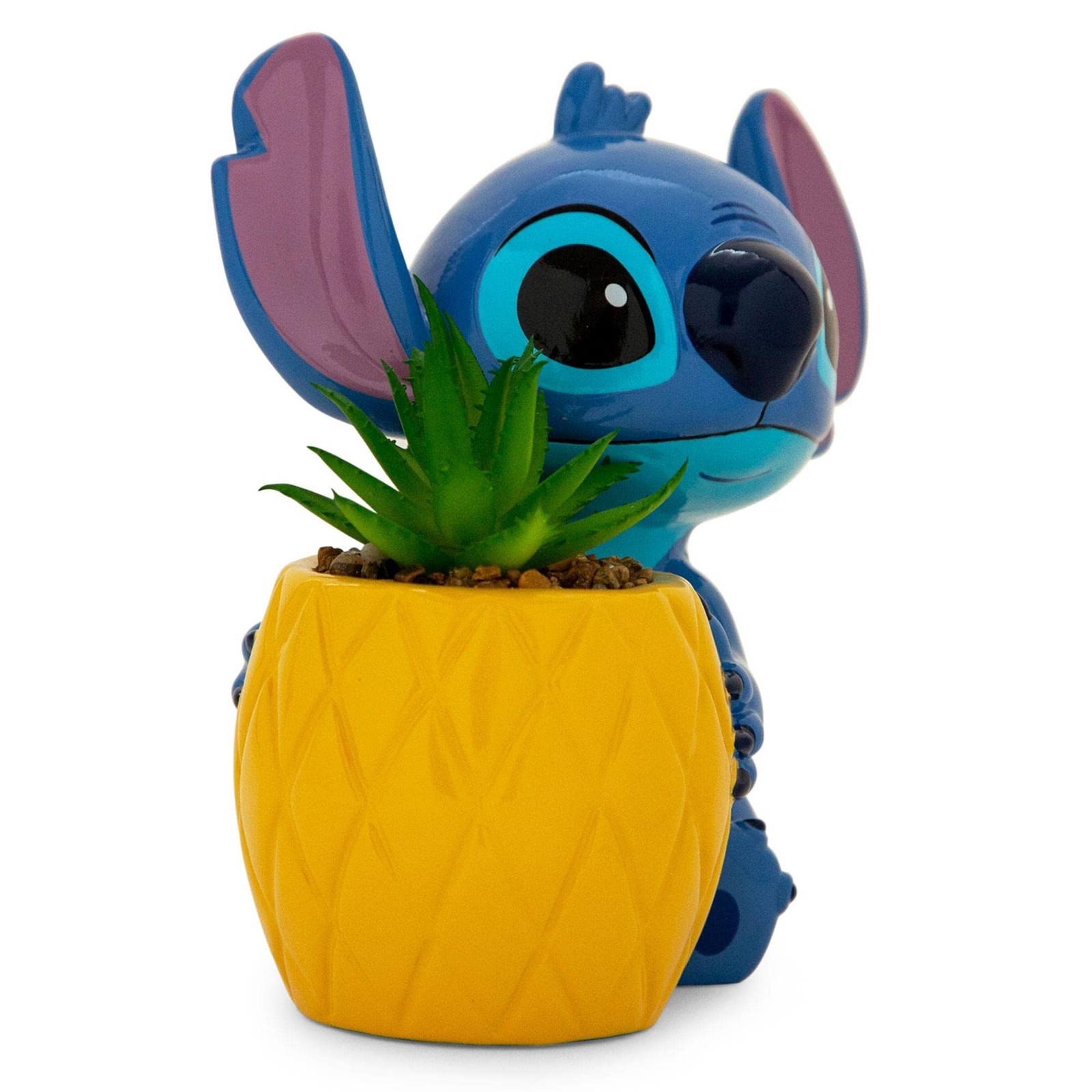 Disney Lilo & Stitch Pineapple 6-Inch Ceramic Planter with Artificial Succule…