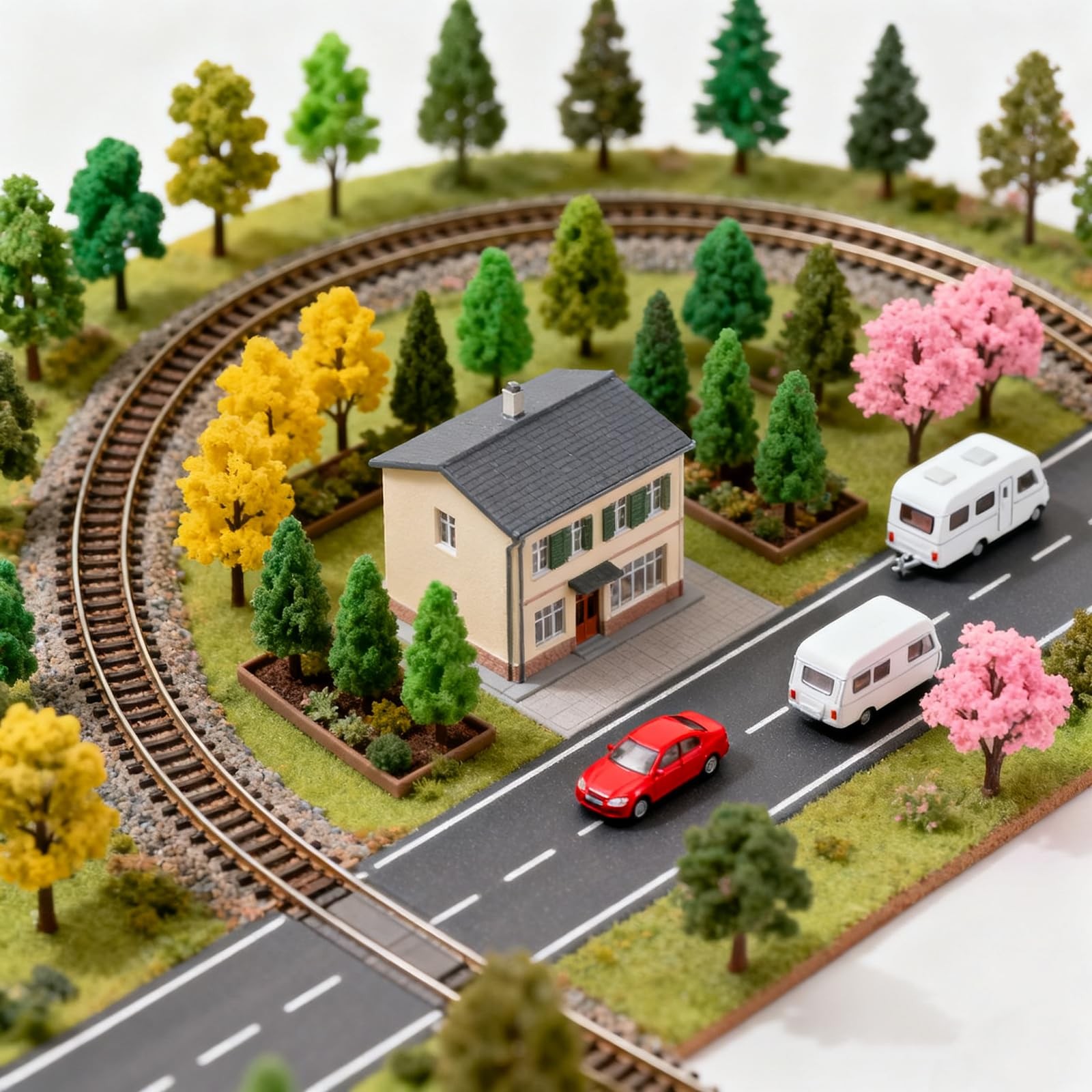 Model Trees for Diorama Small, Model Trees for Crafts, Mixed Plants for Land …