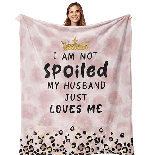 Gifts for Wife, Wife Gifts from Husband, Wifes Blanket Wedding wife 60″X50″