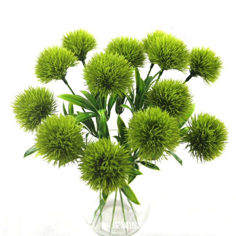 12Pcs Realistic Dandelion Style Artificial Flowers for Wedding and Home Decor