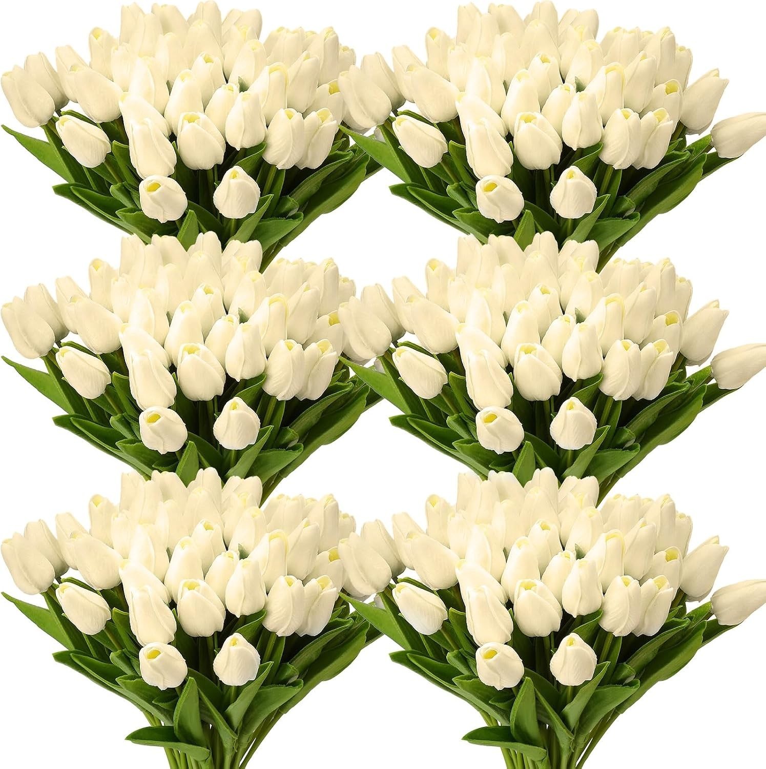 Faux Latex Tulip Bouquet – 100pc Wedding Decor