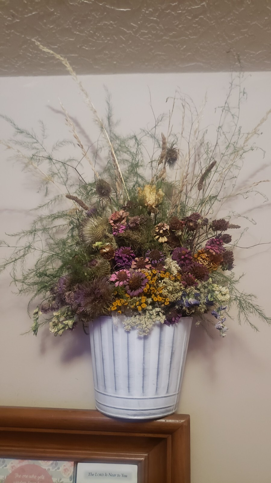 real dried flowers bouquet