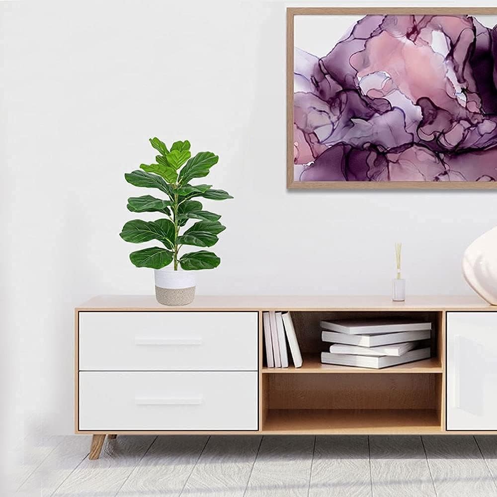 Beautifully Crafted 30″ Artificial Fiddle Leaf Fig – Perfect for Housewarming