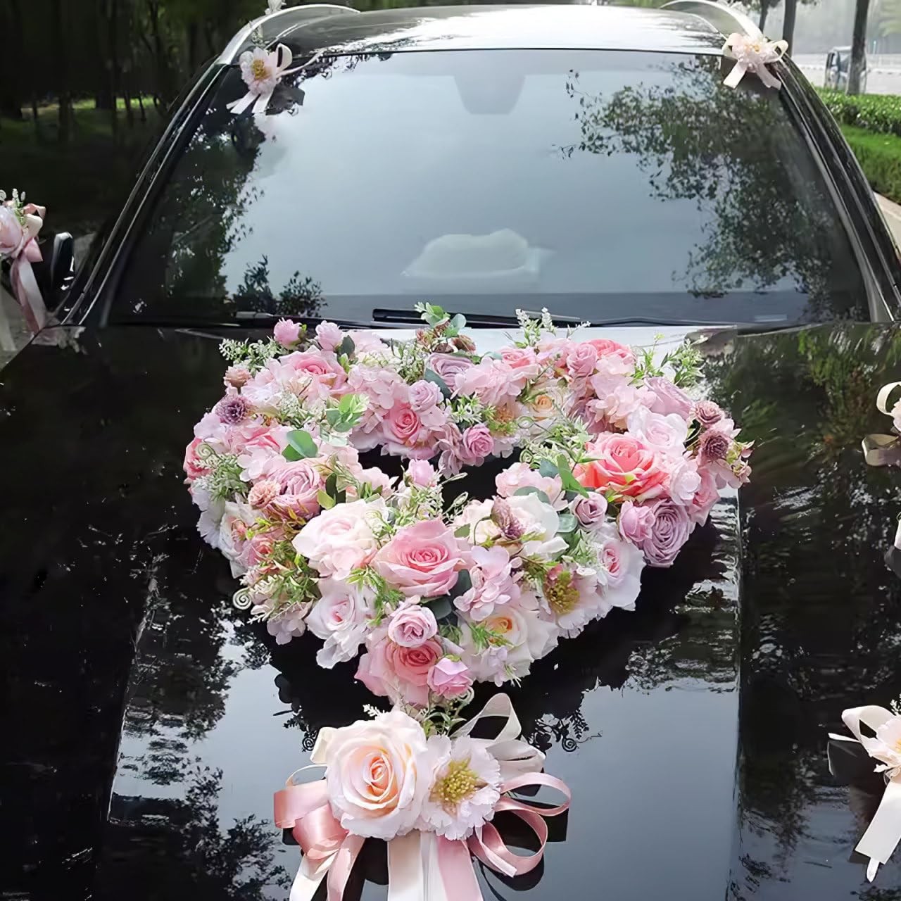 Floral Foam Block Heart Shaped Cage Suction Cup Fresh Artificial Flower Decor