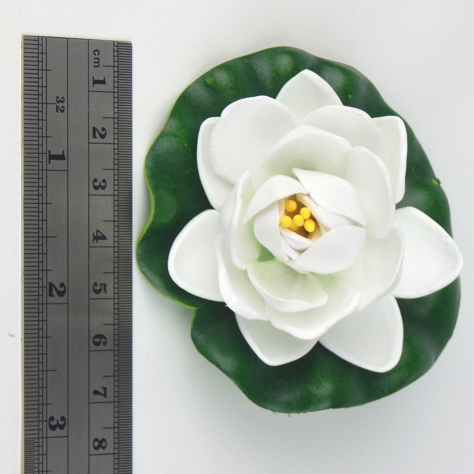 3PCS White Artificial Lotus Flowers Floating Water Lily – Ponds, Pools Clearance