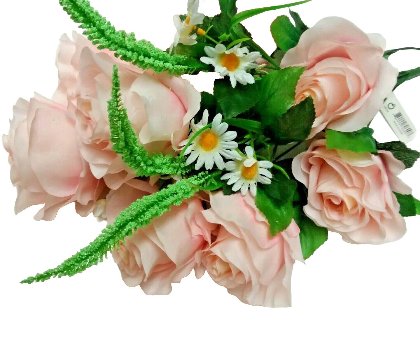 Blush Pink Emperor Rose 23″ Large Bush Quality Silk Flower Home Wedding Party US
