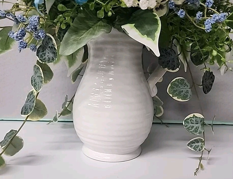 HANDMADE 18 X 17 Faux FLOWER ARRANGEMENT