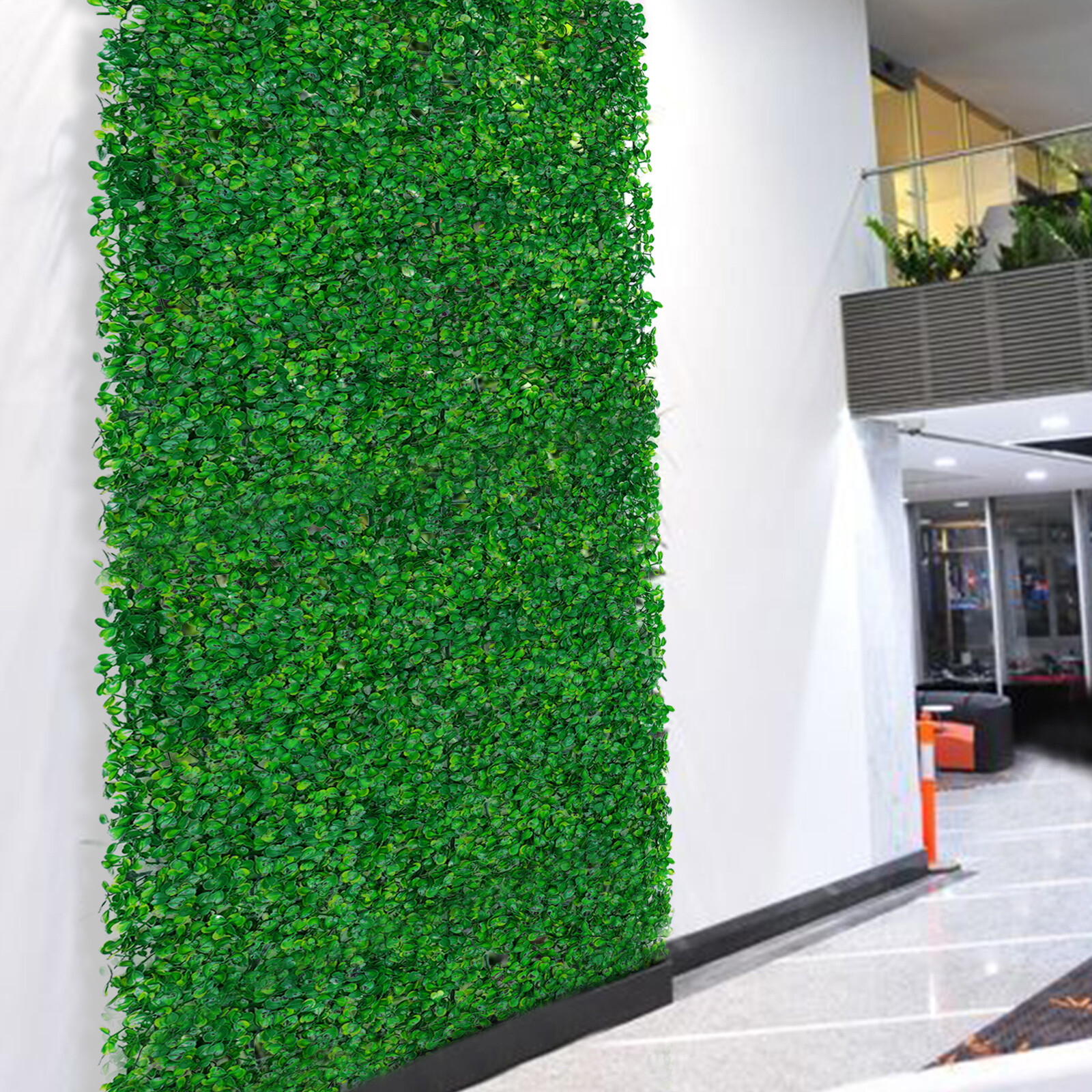 12pcs 60cmx40cm Artificial Wall Hedge Mat Plant Panels Outdoor Grass Fence Mat