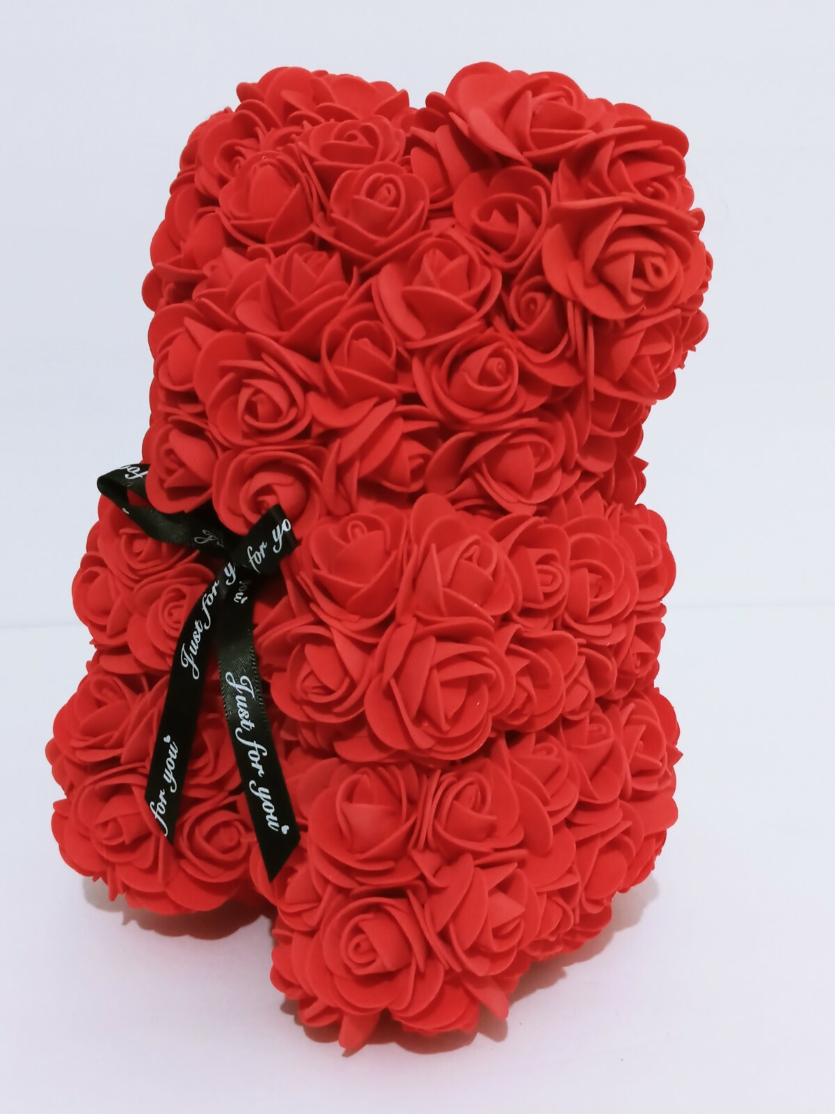 Rose Bear 9″ Red Foam Artificial Flower Romantic Valentines Anniversary Gift