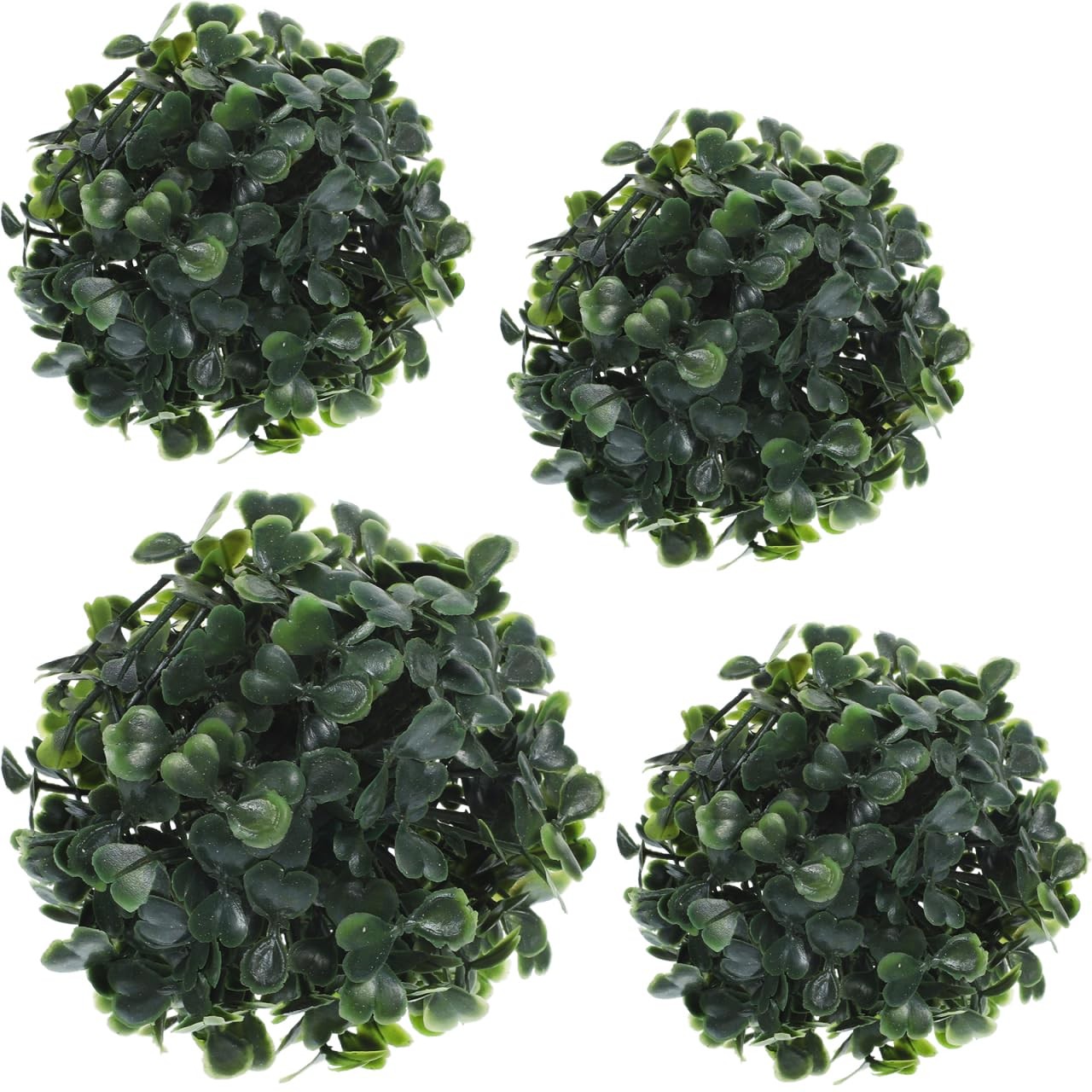 4 Pcs Artificial Grass Pendant 3.93 Inch Hanging Faux Grass Topiary Balls for…