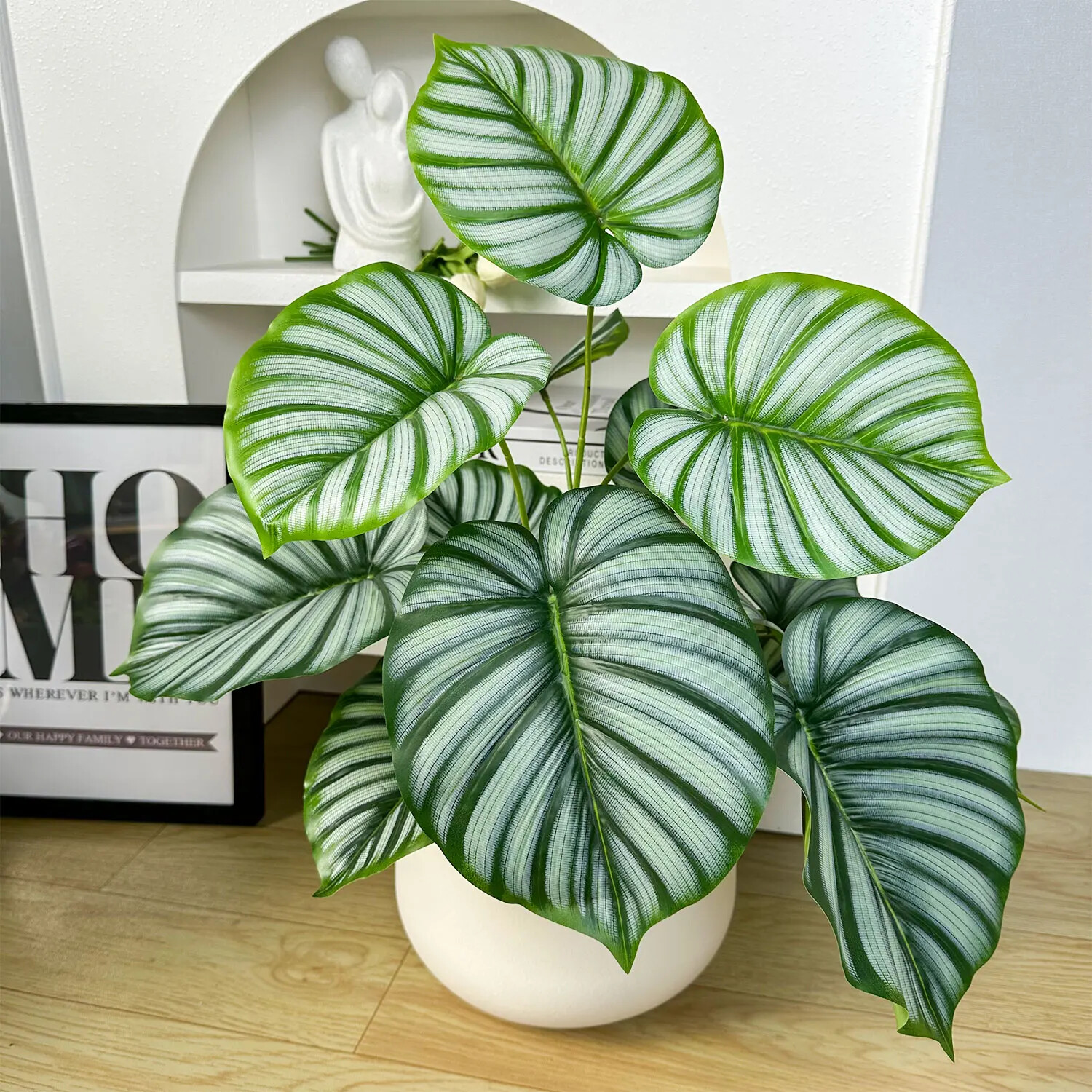 Plastic Monstera Plant Leaf Small fake plant New indoor home decor (without pot)
