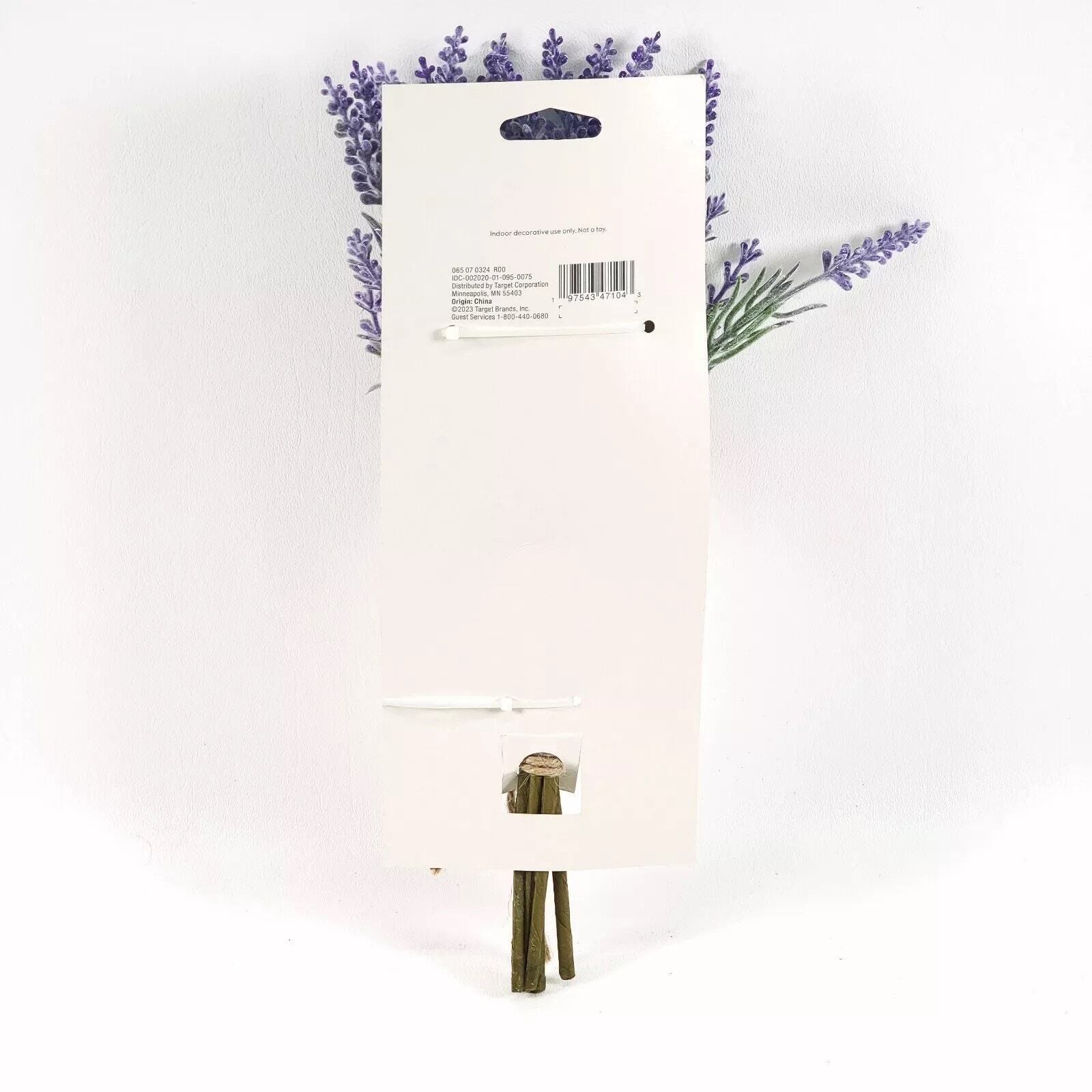 Threshold by Target Faux Blooming Lavender Floral Decor 12″ Stems 5 pack NEW