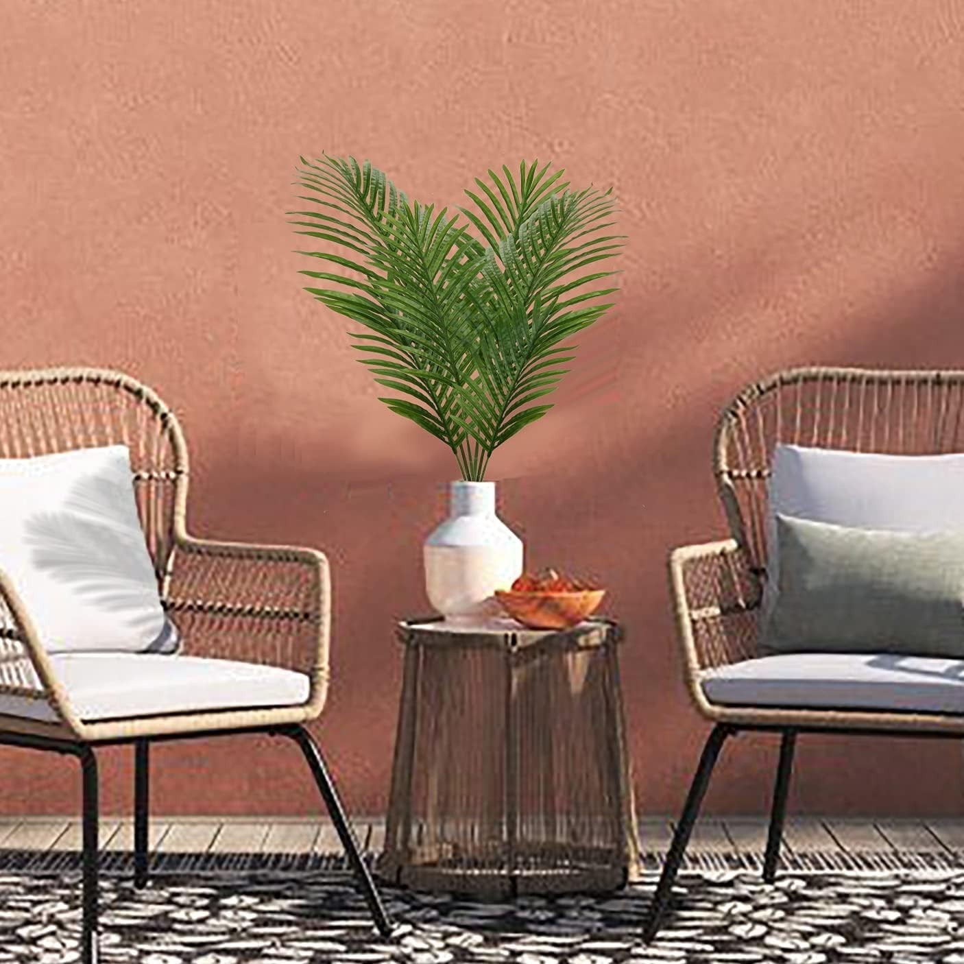 Large Artificial Palm Leaves Palm Fronds Tropical Leaves Areca Palm Branches Pal