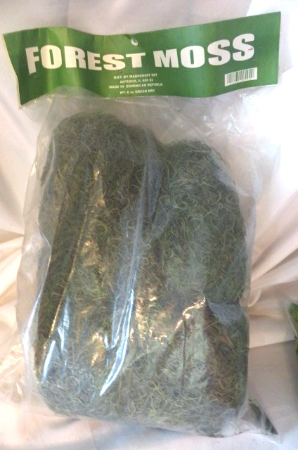 NIP Flora Craft Spanish Moss and Forest Moss 6 oz-Crafting Garden Decor-3 pcs