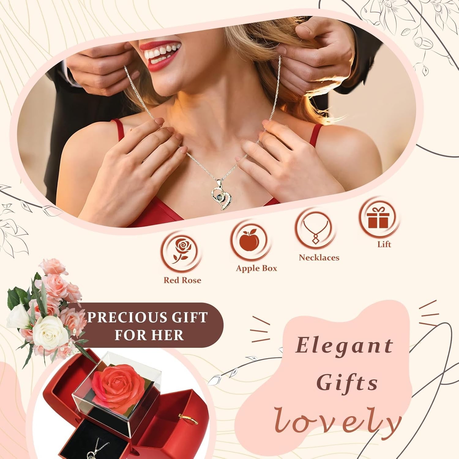 Gifts for Mom, Mothers Day from Husband Daughter Son, Birthday Women Wife Gifts