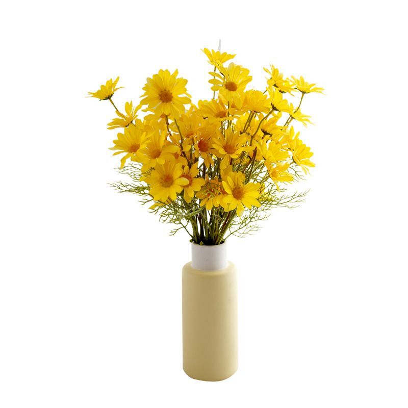 Artificial Chamomile Flower Bouquet For Pot Vase Office / Home Garden Decor NEW