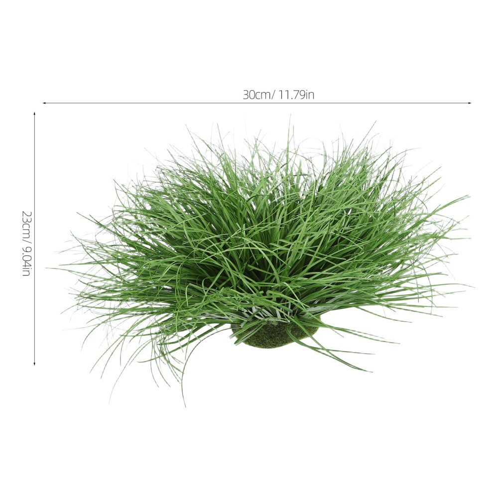 Faux Onion Grass Decoration: 12” Artificial Greenery Plant Simulated Grass for
